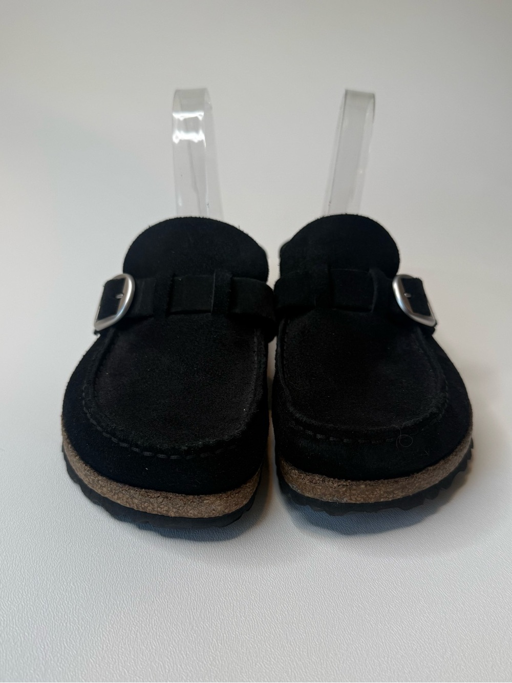 Birkenstock Buckley Clog Black Suede Size 39 EU / 8-8.5 US - Picture 2 of 8